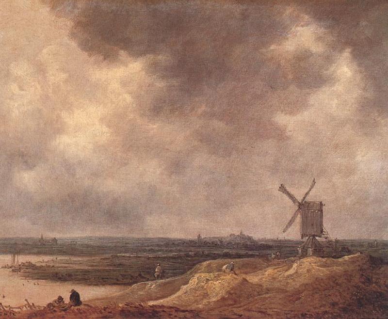 GOYEN, Jan van Windmill by a River fg